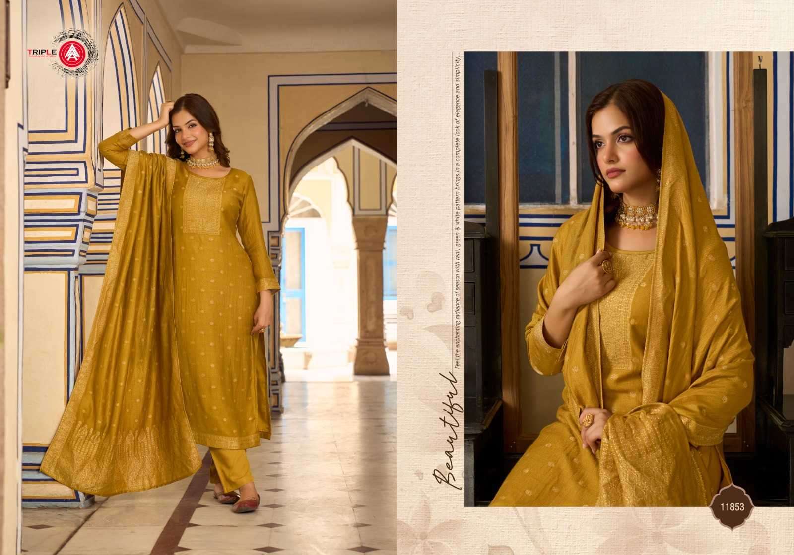 TRIPLE A PRESENTS ANJUM  VISCOSE PASHMINA WINTER SPECIAL CATALOG WHOLESALER AND EXPORTER IN SURAT