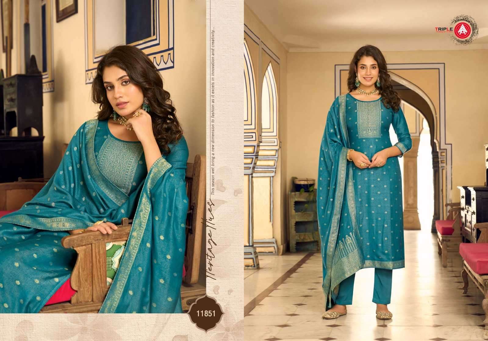 TRIPLE A PRESENTS ANJUM  VISCOSE PASHMINA WINTER SPECIAL CATALOG WHOLESALER AND EXPORTER IN SURAT