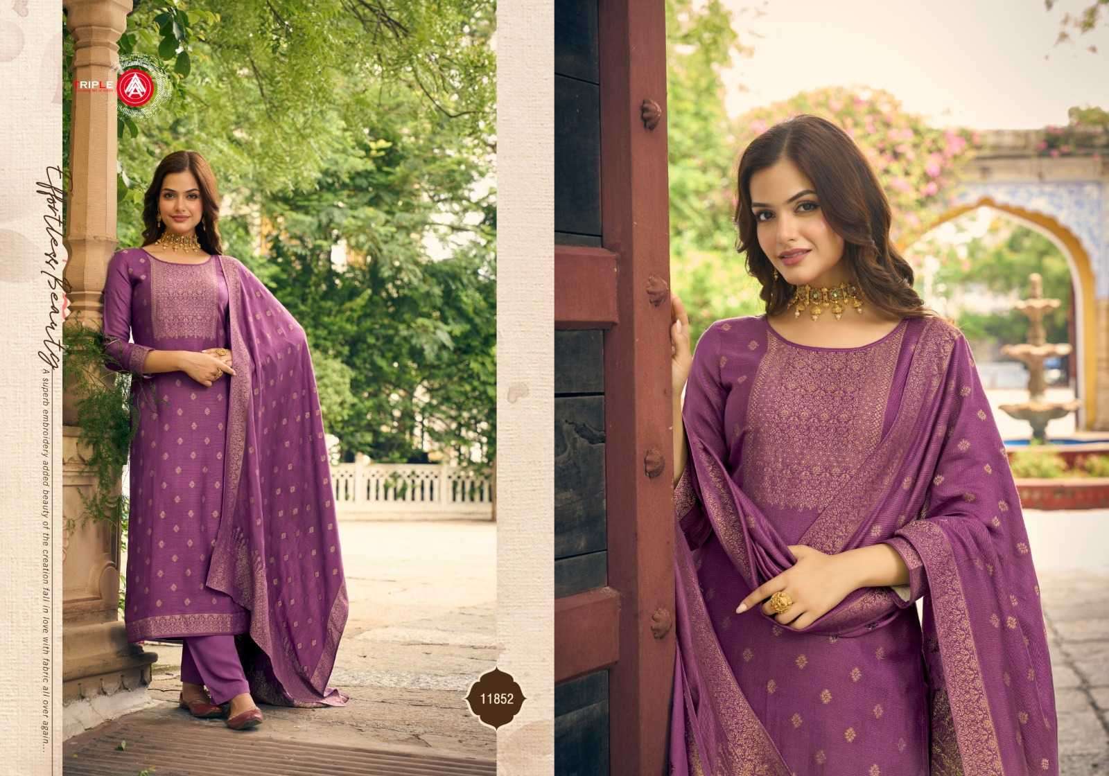 TRIPLE A PRESENTS ANJUM  VISCOSE PASHMINA WINTER SPECIAL CATALOG WHOLESALER AND EXPORTER IN SURAT