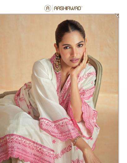 AASHIRWAD CREATION PRESENTS RUBAL SILK READYMADE TRADITIONAL WEAR 3PCS DRES CATALOG WHOLESALER AND EXPORTER 