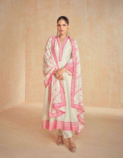 AASHIRWAD CREATION PRESENTS RUBAL SILK READYMADE TRADITIONAL WEAR 3PCS DRES CATALOG WHOLESALER AND EXPORTER 