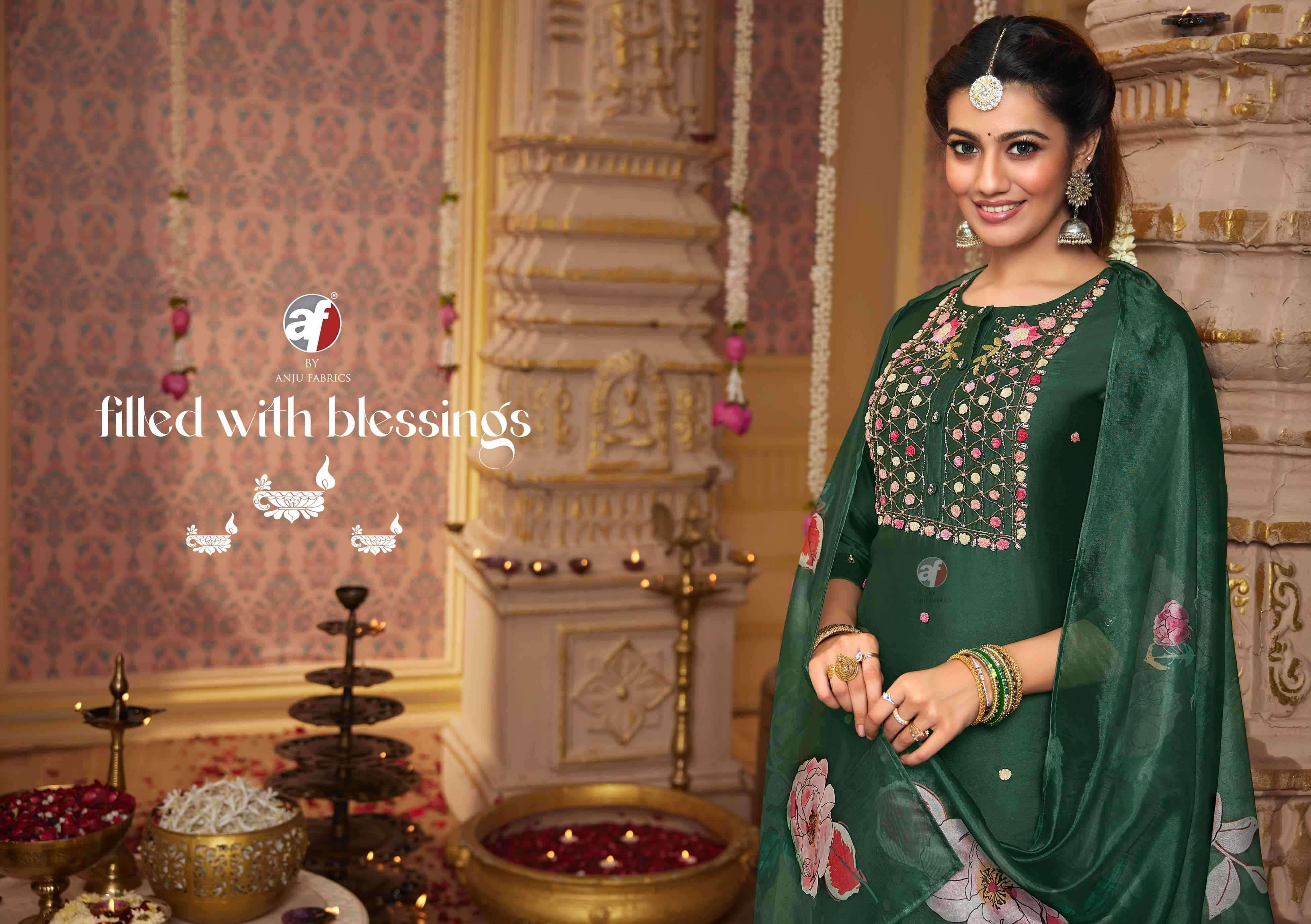 ANJU FABS PRESENTS SANGEET VOL-6 VISCOSE MODAL READYMADE PARTY WEAR PLUS SIZE SUITS CATALOG WHOLESALER AND EXPORTER 