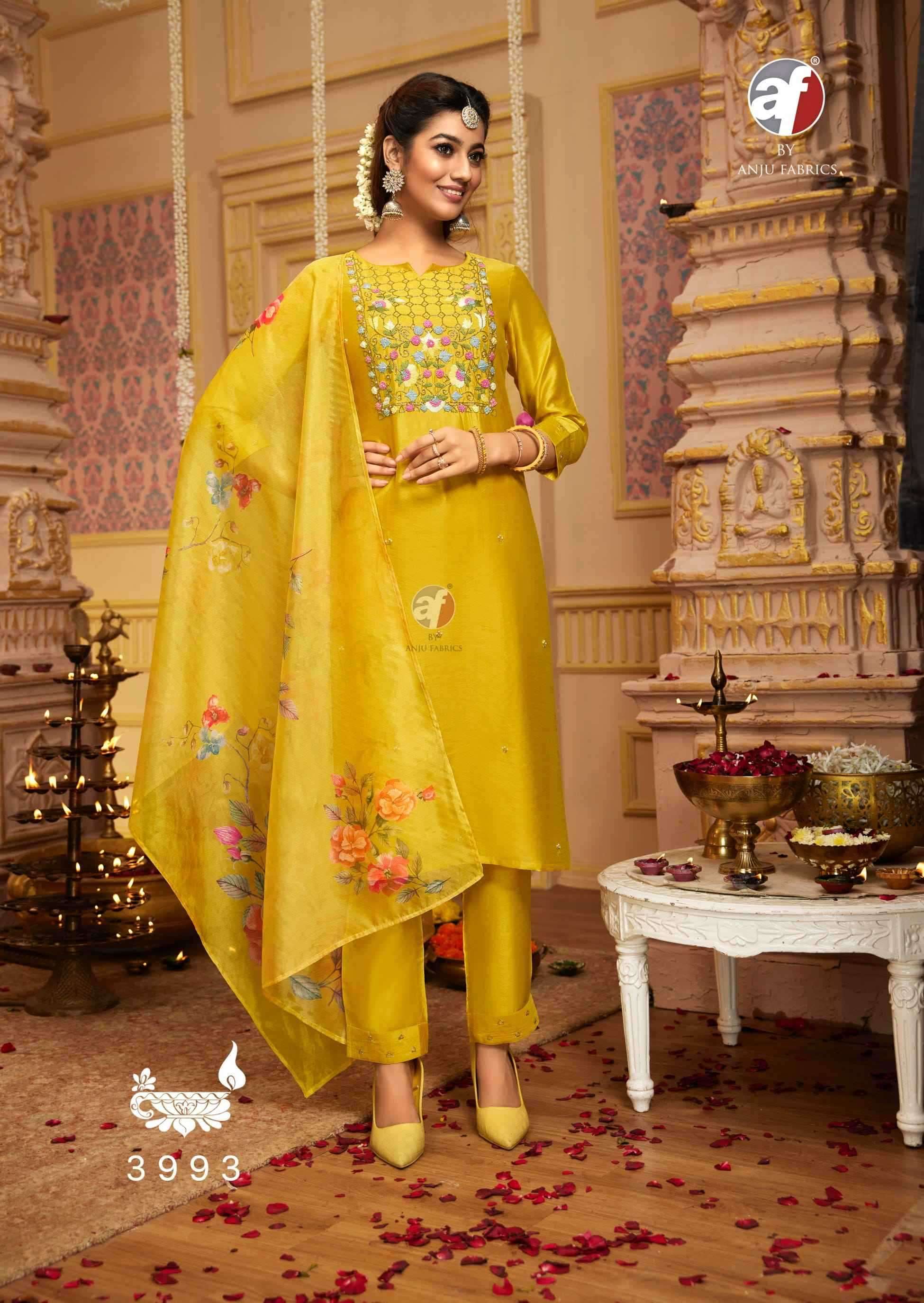 ANJU FABS PRESENTS SANGEET VOL-6 VISCOSE MODAL READYMADE PARTY WEAR PLUS SIZE SUITS CATALOG WHOLESALER AND EXPORTER 