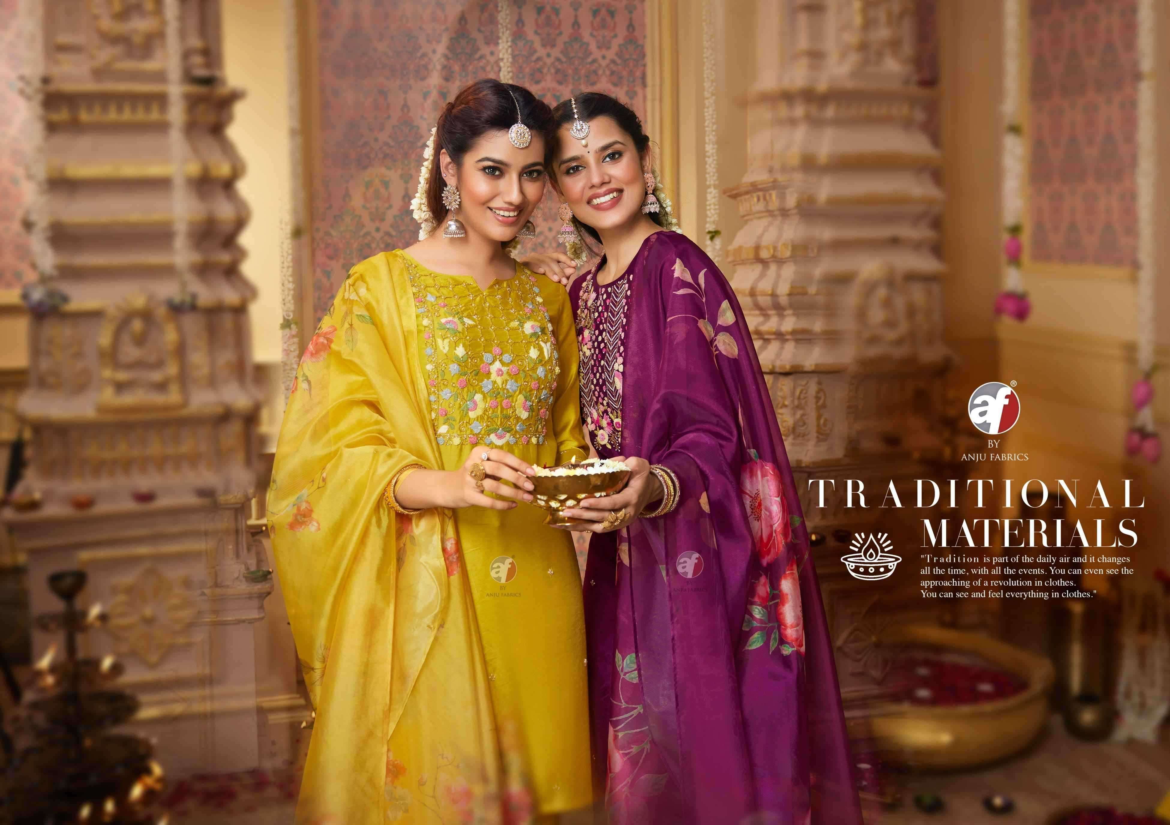 ANJU FABS PRESENTS SANGEET VOL-6 VISCOSE MODAL READYMADE PARTY WEAR PLUS SIZE SUITS CATALOG WHOLESALER AND EXPORTER 