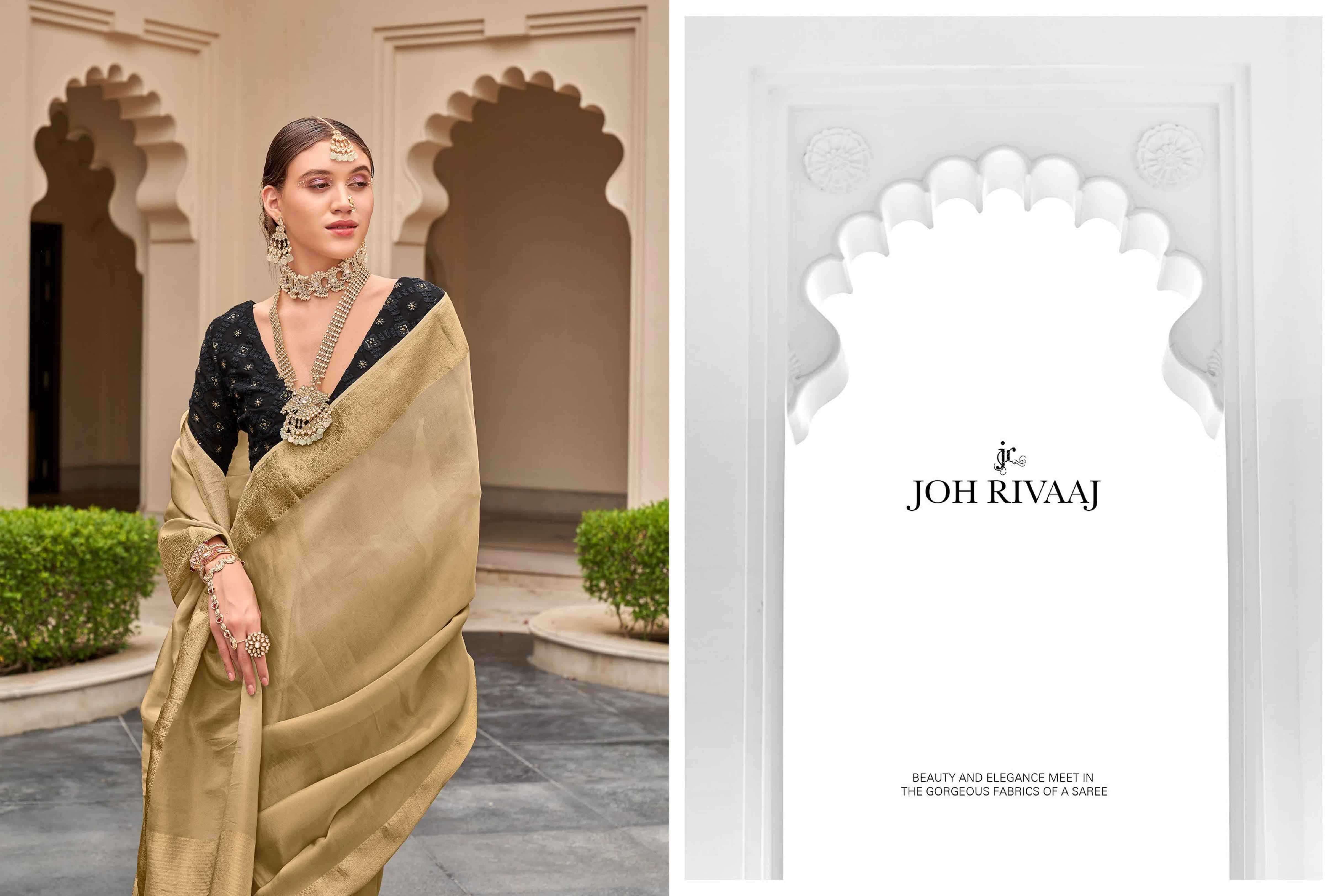JOH RIVAAJ PRESENTS JAROKHA EXCLUSIVE SOFT SILK SAREE WITH LUCKNOWI WORK BLOUSE CATALOG WHOLESALER AND EXPORTER 