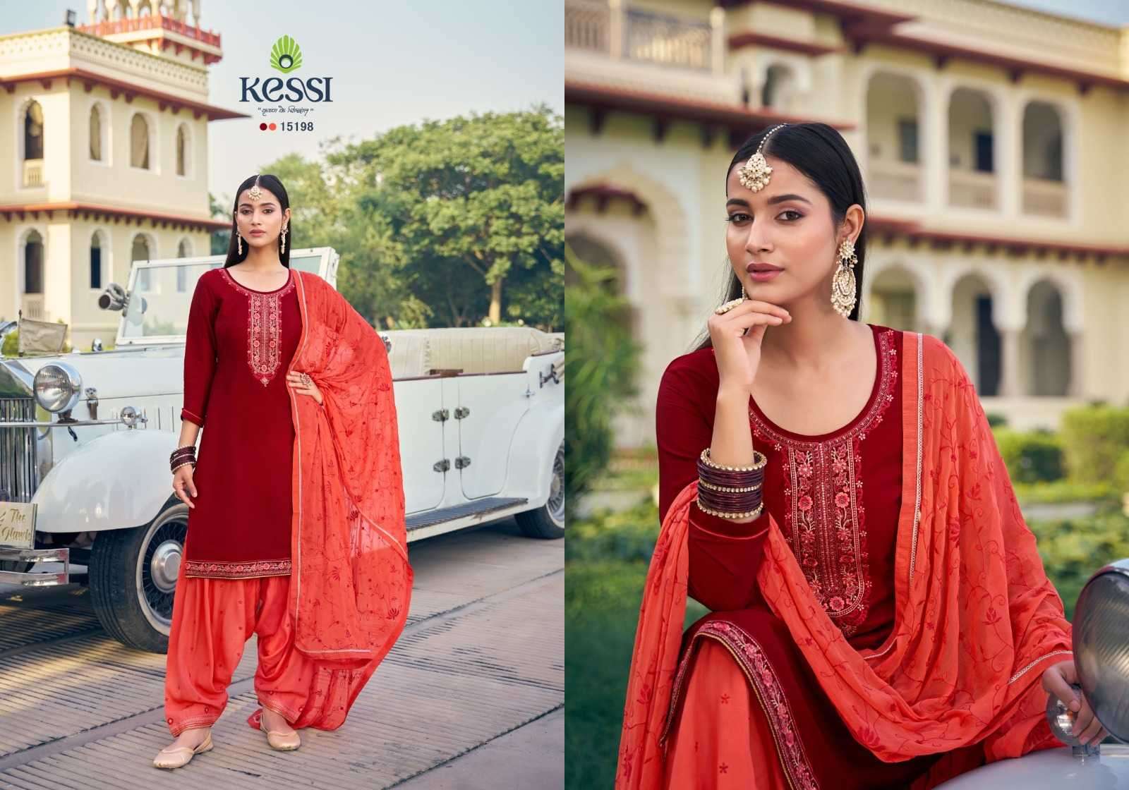 KESSI PRESENTS PATIALA HOUSE VOL-101 JAM SILK COTTON PATIYALA 3PCS DRESS MATERIAL CATALOG WHOLESALER AND EXPORTER 