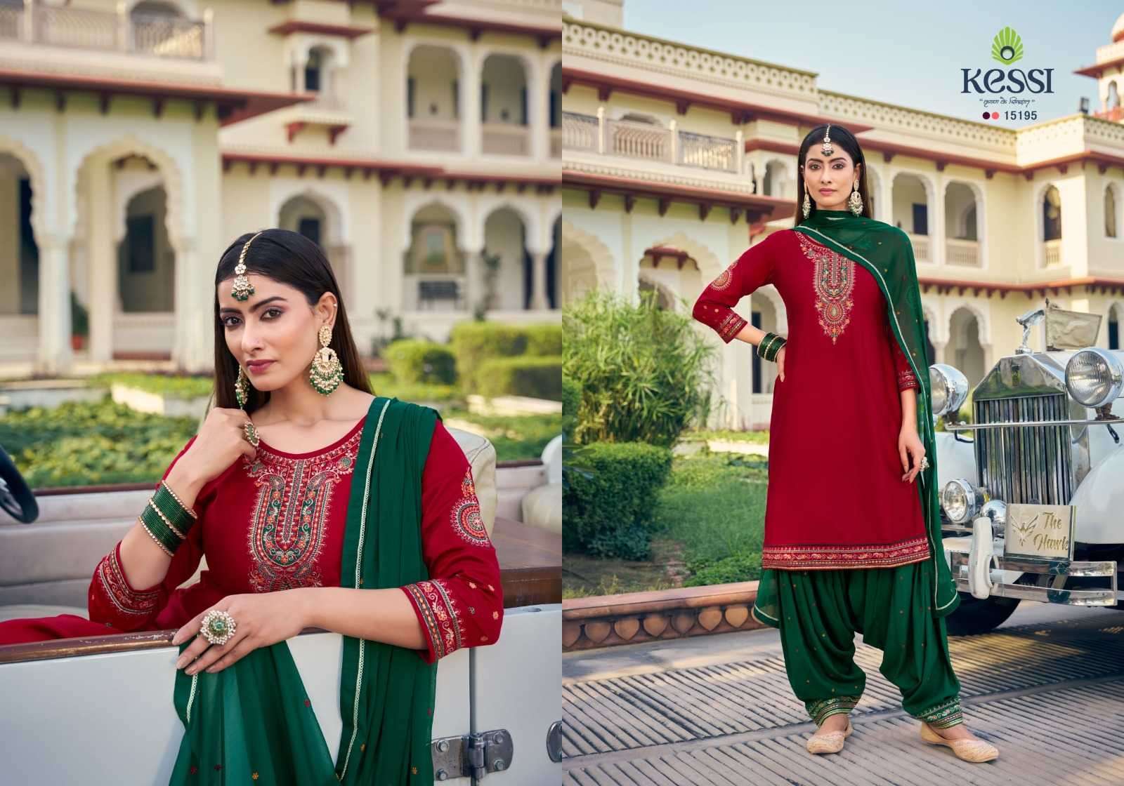 KESSI PRESENTS PATIALA HOUSE VOL-101 JAM SILK COTTON PATIYALA 3PCS DRESS MATERIAL CATALOG WHOLESALER AND EXPORTER 
