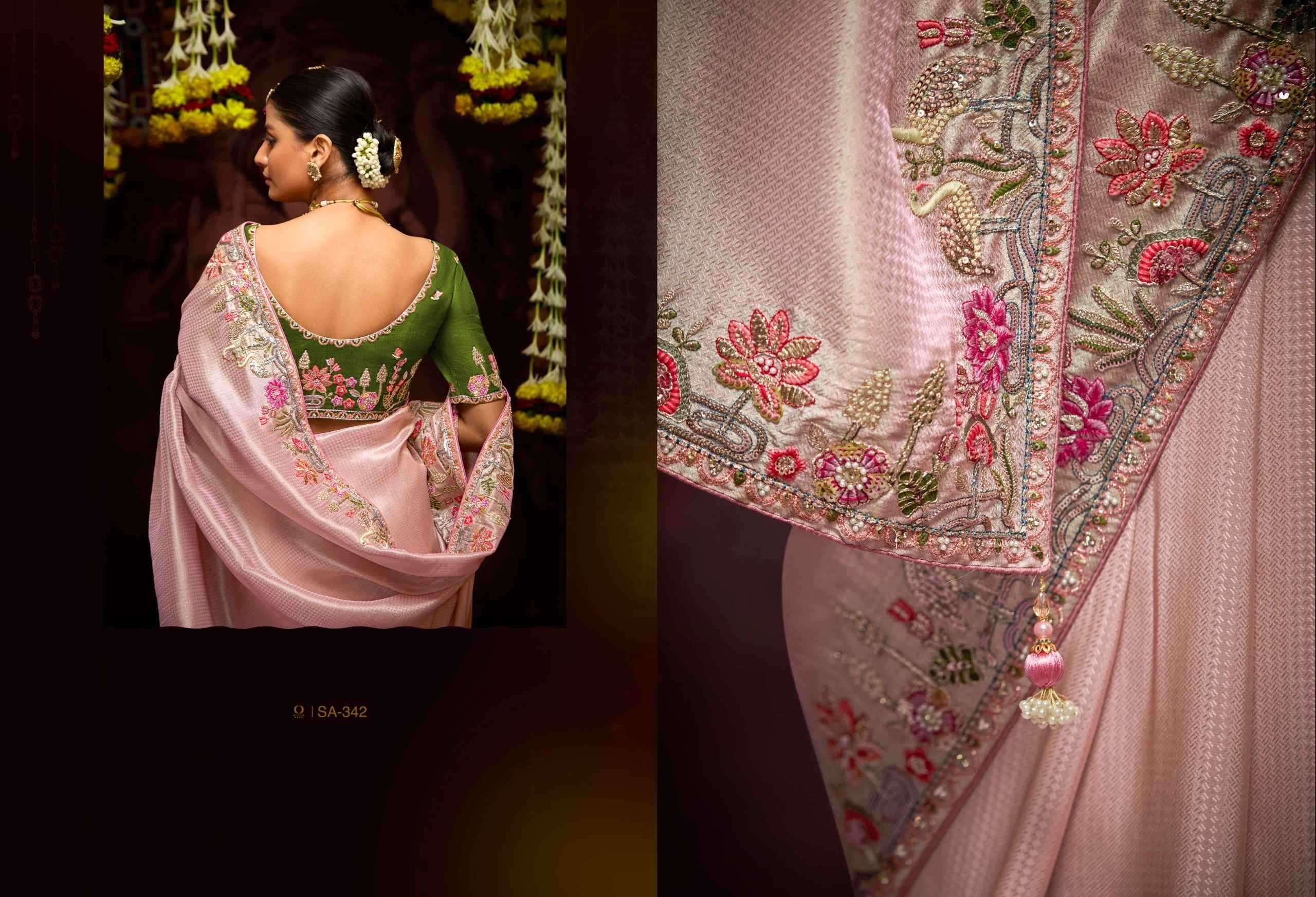 KIMORA PRESENTS PRASANG 341 To 351 PURE BANARASI KANJIVARAM SAREES CATALOG WHOLESALER AND EXPORTER IN SURAT