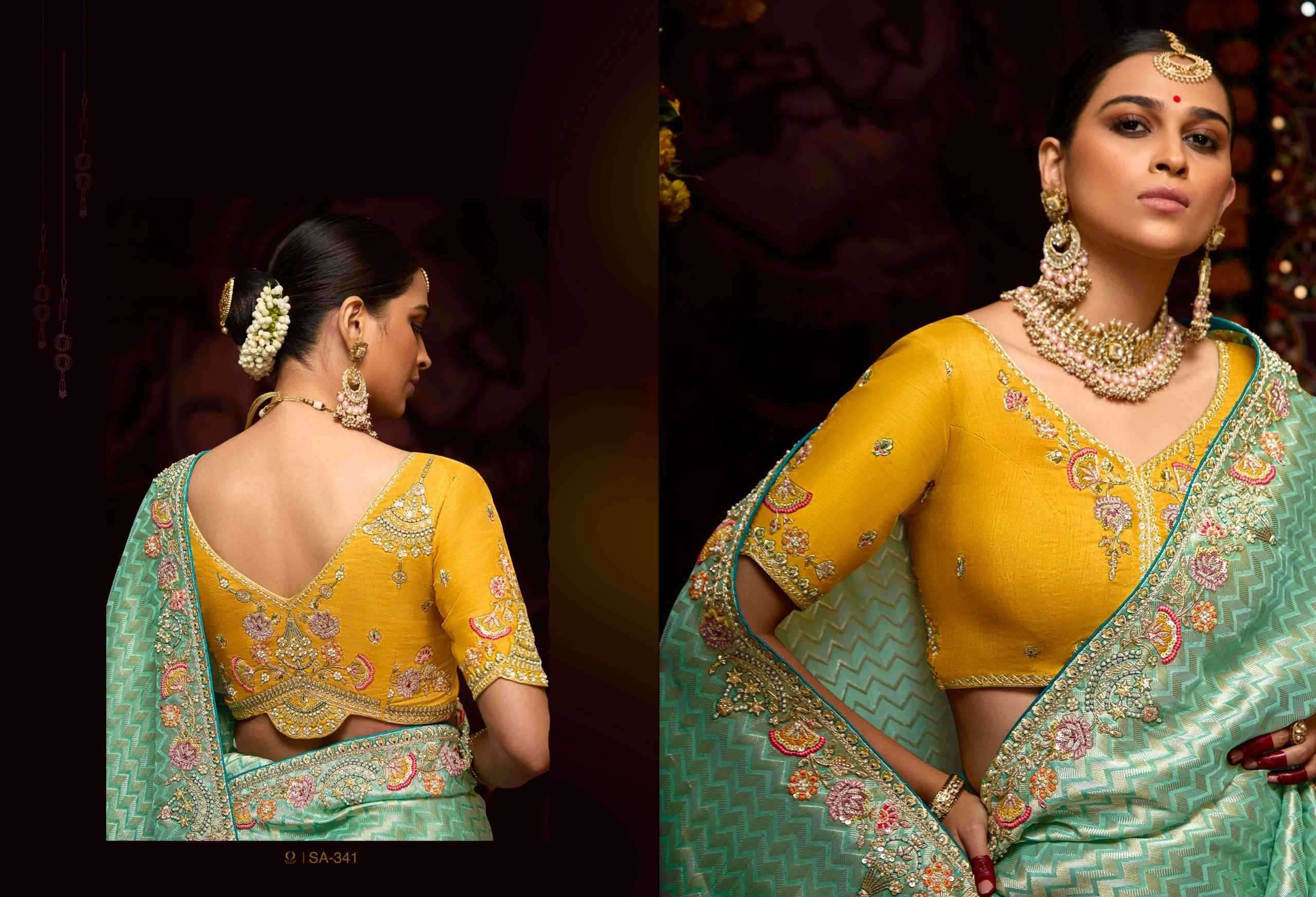 KIMORA PRESENTS PRASANG 341 To 351 PURE BANARASI KANJIVARAM SAREES CATALOG WHOLESALER AND EXPORTER IN SURAT
