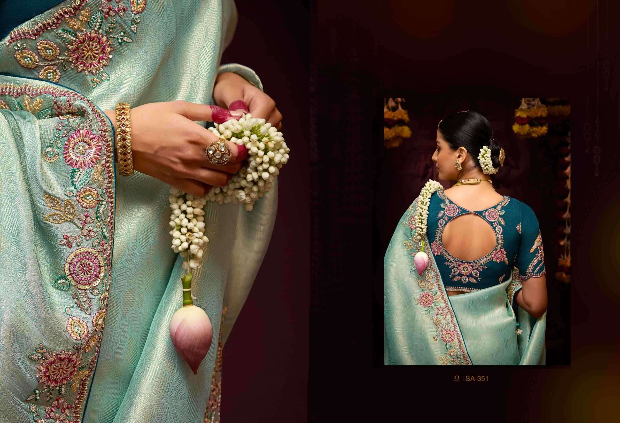 KIMORA PRESENTS PRASANG 341 To 351 PURE BANARASI KANJIVARAM SAREES CATALOG WHOLESALER AND EXPORTER IN SURAT