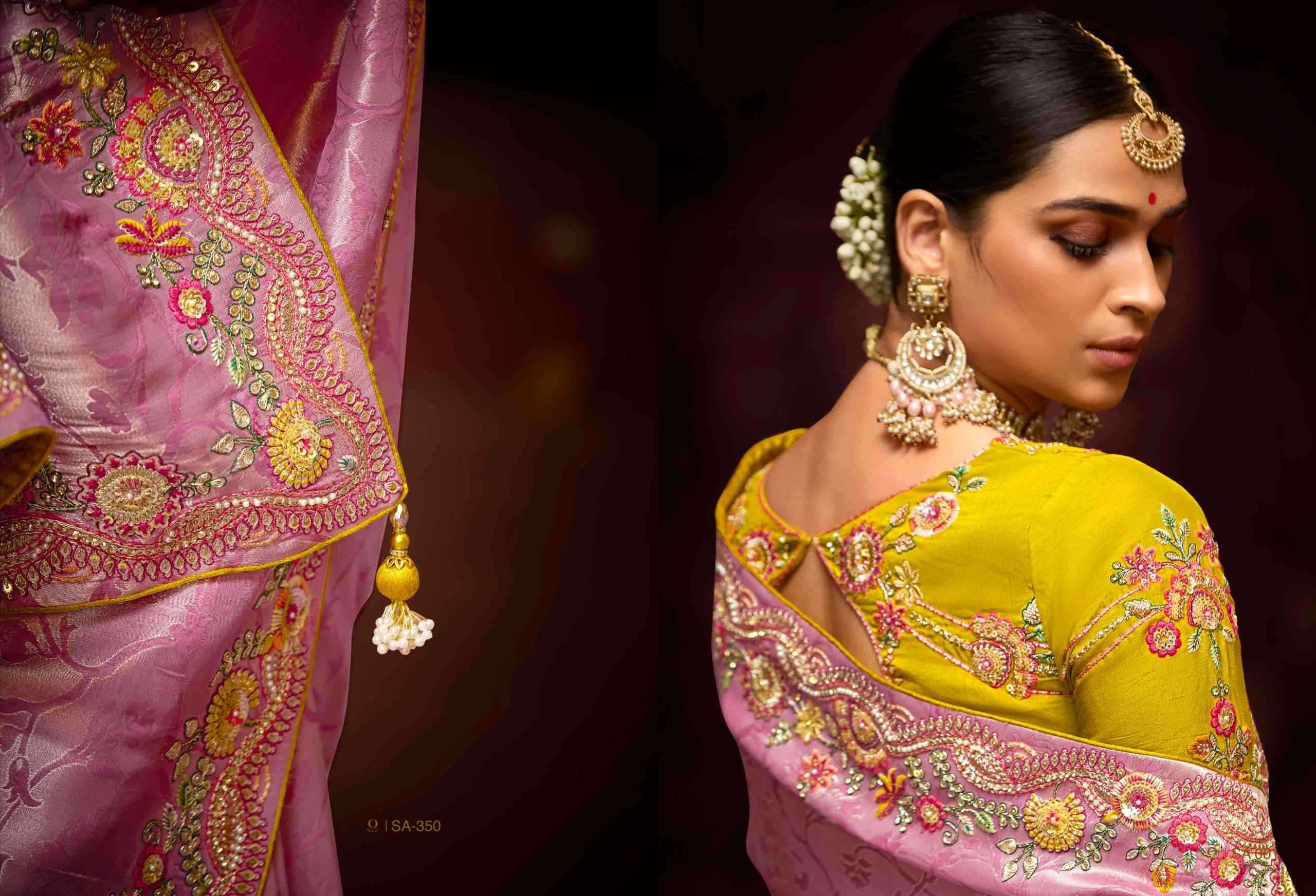 KIMORA PRESENTS PRASANG 341 To 351 PURE BANARASI KANJIVARAM SAREES CATALOG WHOLESALER AND EXPORTER IN SURAT