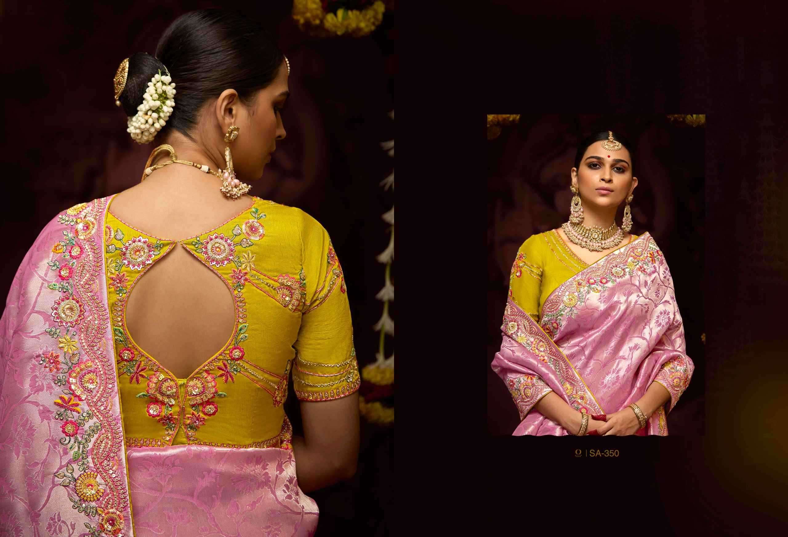 KIMORA PRESENTS PRASANG 341 To 351 PURE BANARASI KANJIVARAM SAREES CATALOG WHOLESALER AND EXPORTER IN SURAT