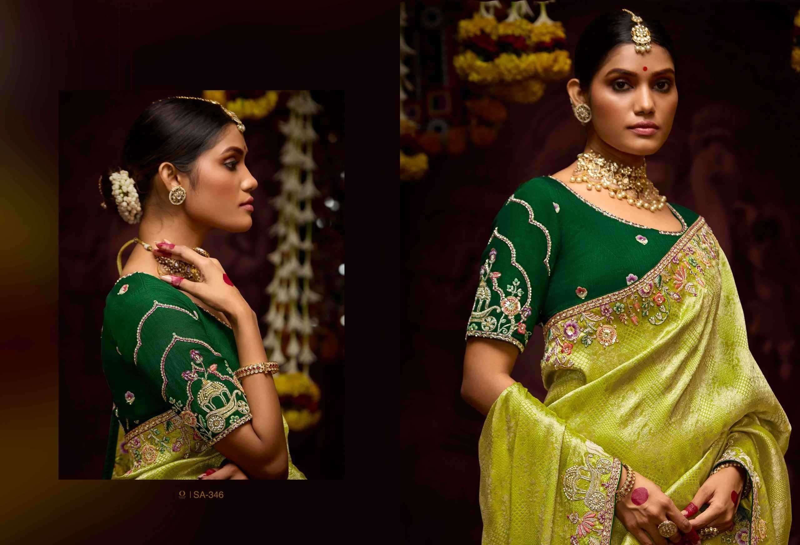KIMORA PRESENTS PRASANG 341 To 351 PURE BANARASI KANJIVARAM SAREES CATALOG WHOLESALER AND EXPORTER IN SURAT
