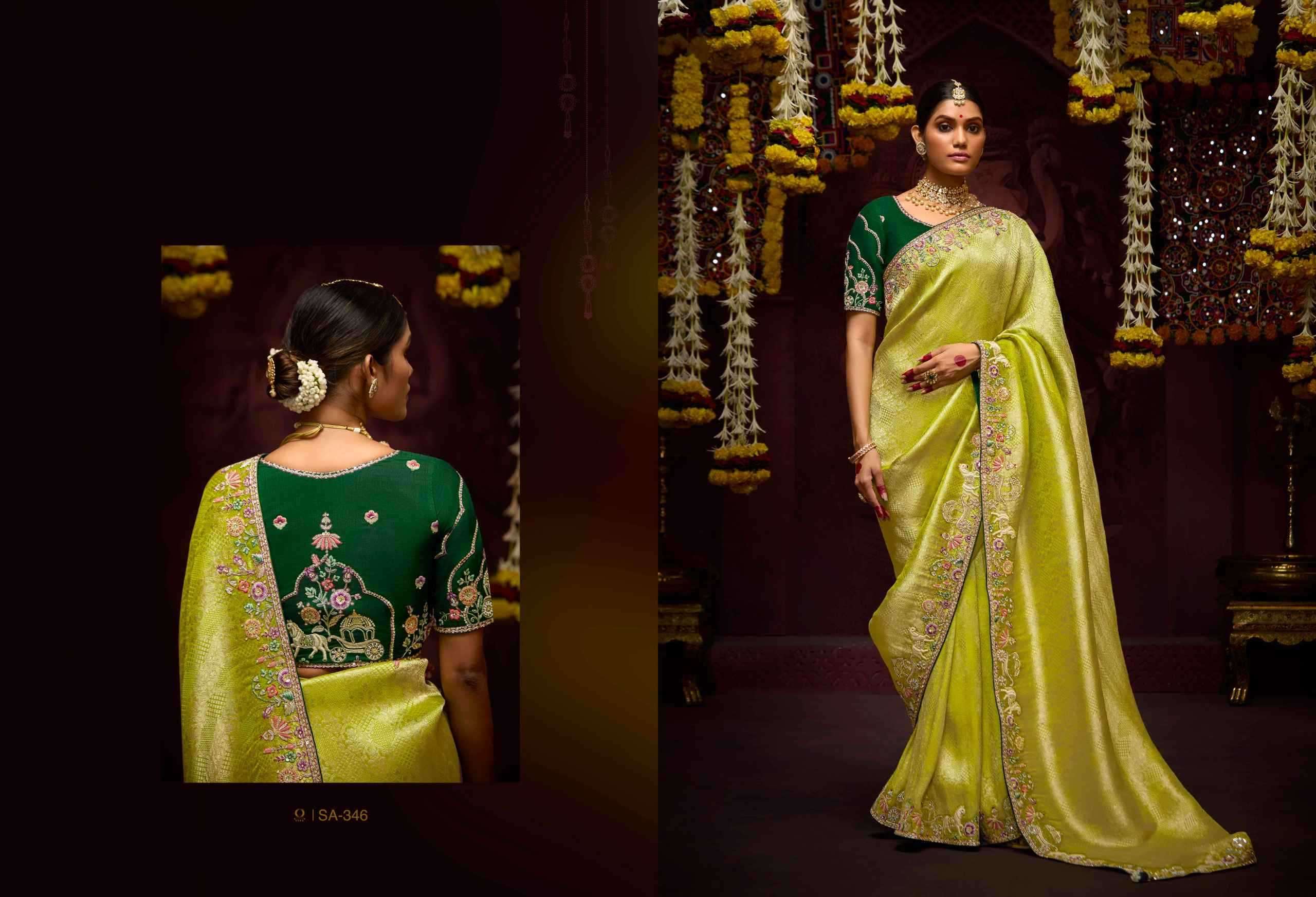 KIMORA PRESENTS PRASANG 341 To 351 PURE BANARASI KANJIVARAM SAREES CATALOG WHOLESALER AND EXPORTER IN SURAT