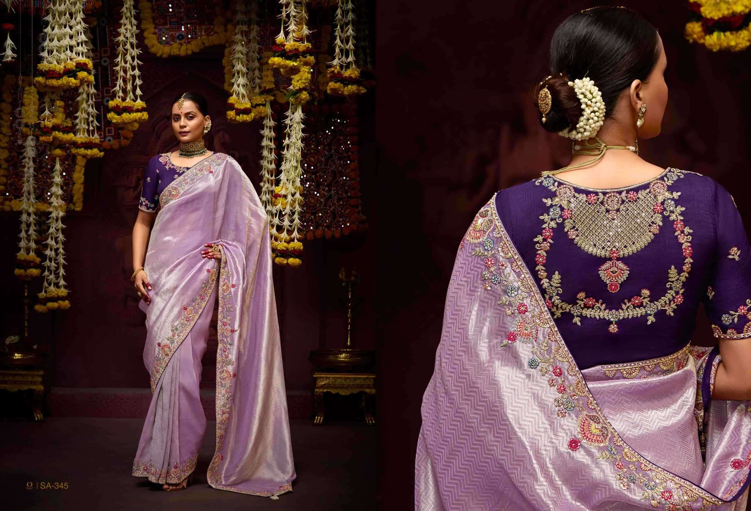 KIMORA PRESENTS PRASANG 341 To 351 PURE BANARASI KANJIVARAM SAREES CATALOG WHOLESALER AND EXPORTER IN SURAT