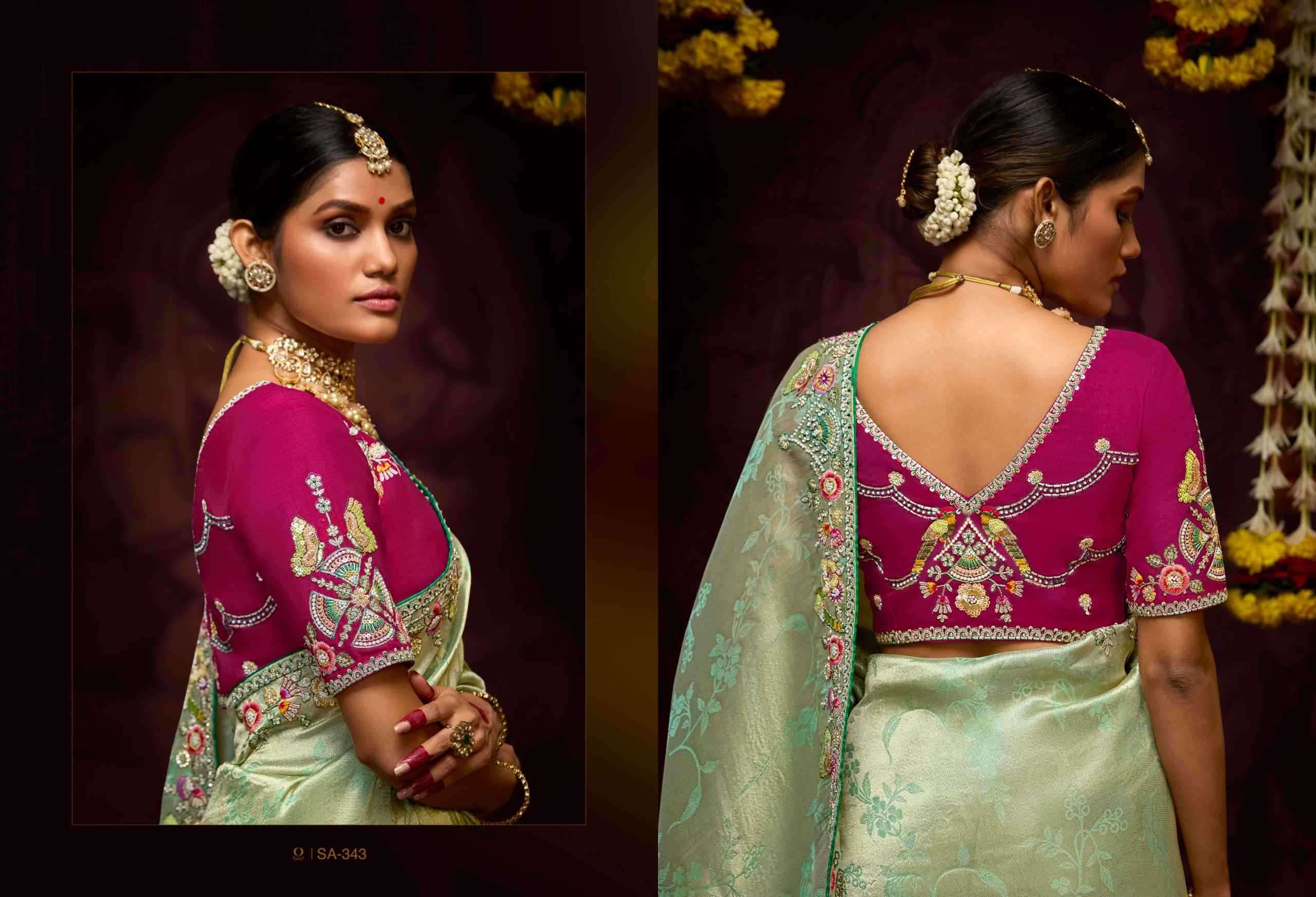 KIMORA PRESENTS PRASANG 341 To 351 PURE BANARASI KANJIVARAM SAREES CATALOG WHOLESALER AND EXPORTER IN SURAT