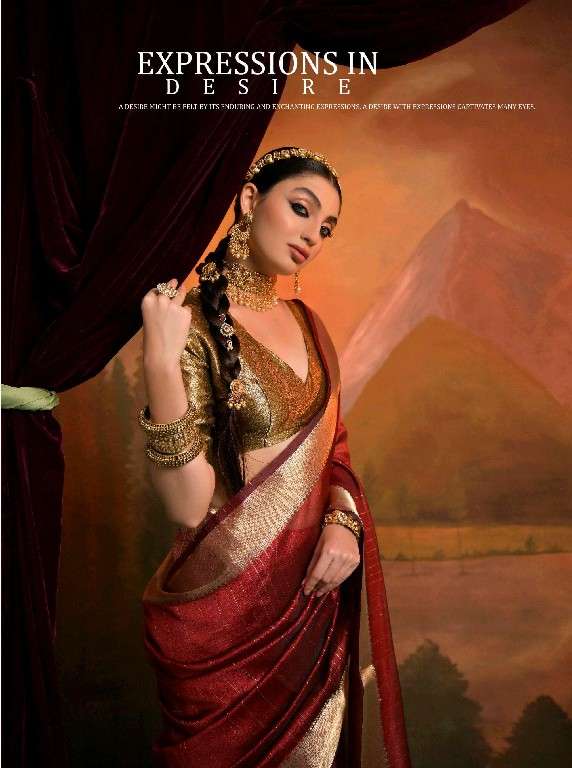 KIRA CREATION PRESENTS KANAK 6601-6606 ATTRACTIVE DESIGN MOSS SAREE FOR WOMEN CATALOG WHOLESALER AND EXPORTER