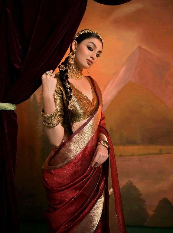 KIRA CREATION PRESENTS KANAK 6601-6606 ATTRACTIVE DESIGN MOSS SAREE FOR WOMEN CATALOG WHOLESALER AND EXPORTER