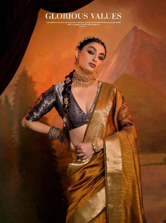 KIRA CREATION PRESENTS KANAK 6601-6606 ATTRACTIVE DESIGN MOSS SAREE FOR WOMEN CATALOG WHOLESALER AND EXPORTER