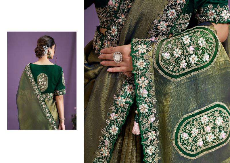 MAHOTSAV PRESENTS ADVAYA 24804-24816 BANARASI CRUSH EXCLUSIVE SAREE WITH BLOUSE CATALOG WHOLESALER AND EXPORTER