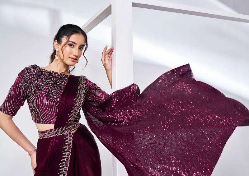 MAHOTSAV PRESENTS MOHMANTHAN 24900 SERIES ELYSSIA PARTY WEAR READY TO WEAR SAREE CATALOG WHOLESALER AND EXPORTER 