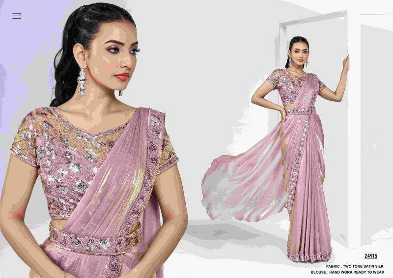 MAHOTSAV PRESENTS MOHMANTHAN 24900 SERIES ELYSSIA PARTY WEAR READY TO WEAR SAREE CATALOG WHOLESALER AND EXPORTER 