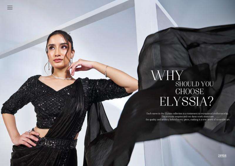 MAHOTSAV PRESENTS MOHMANTHAN 24900 SERIES ELYSSIA PARTY WEAR READY TO WEAR SAREE CATALOG WHOLESALER AND EXPORTER 