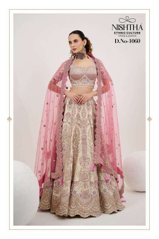 NISHTHA ETHNIC CULTURE PRESENTS BRIDAL VOL-2 1057-1072 DESIGNER FULL STITCH CHANIYA CHOLI CATALOG WHOLESALER AND EXPORTER 