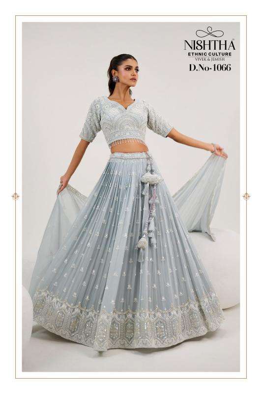 NISHTHA ETHNIC CULTURE PRESENTS BRIDAL VOL-2 1057-1072 DESIGNER FULL STITCH CHANIYA CHOLI CATALOG WHOLESALER AND EXPORTER 