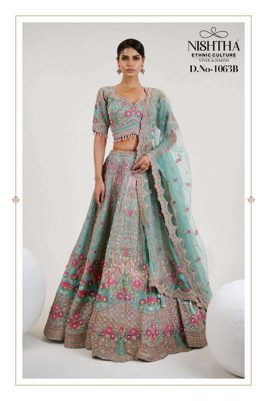 NISHTHA ETHNIC CULTURE PRESENTS BRIDAL VOL-2 1057-1072 DESIGNER FULL STITCH CHANIYA CHOLI CATALOG WHOLESALER AND EXPORTER 