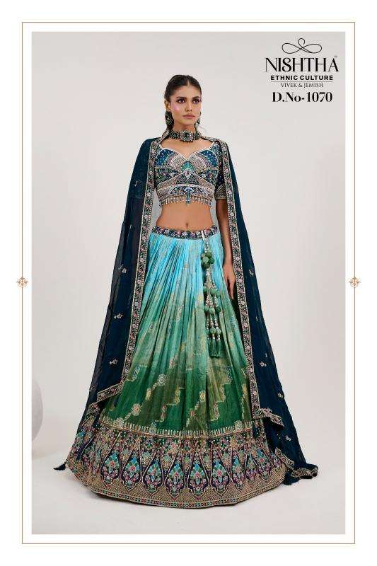 NISHTHA ETHNIC CULTURE PRESENTS BRIDAL VOL-2 1057-1072 DESIGNER FULL STITCH CHANIYA CHOLI CATALOG WHOLESALER AND EXPORTER 