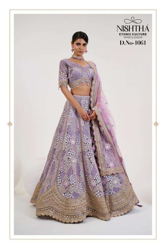 NISHTHA ETHNIC CULTURE PRESENTS BRIDAL VOL-2 1057-1072 DESIGNER FULL STITCH CHANIYA CHOLI CATALOG WHOLESALER AND EXPORTER 