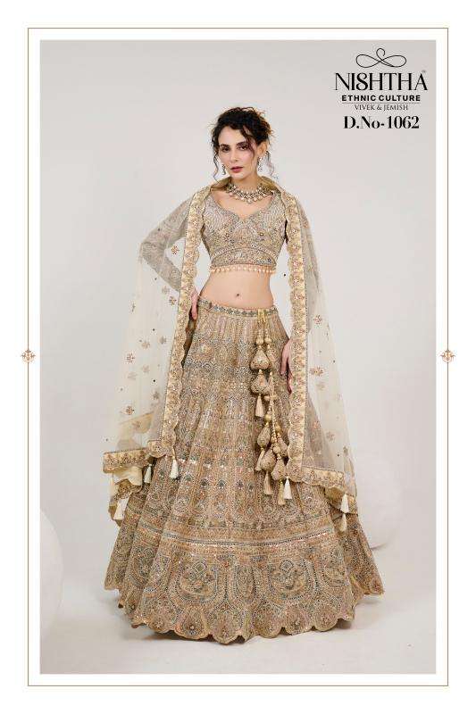 NISHTHA ETHNIC CULTURE PRESENTS BRIDAL VOL-2 1057-1072 DESIGNER FULL STITCH CHANIYA CHOLI CATALOG WHOLESALER AND EXPORTER 
