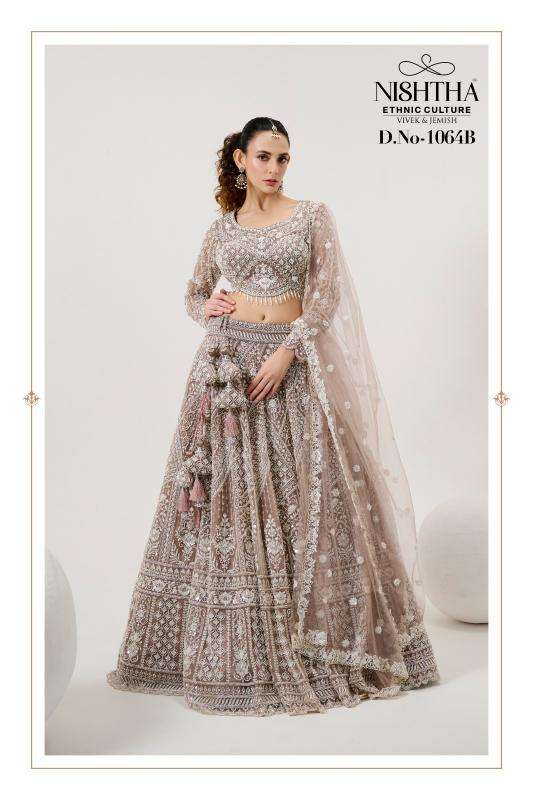 NISHTHA ETHNIC CULTURE PRESENTS BRIDAL VOL-2 1057-1072 DESIGNER FULL STITCH CHANIYA CHOLI CATALOG WHOLESALER AND EXPORTER 