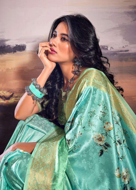 RAJPATH PRESENTS PRATISHTHA SILK 187001-187006 SATIN BEST SAREES CATALOG WHOLESALER AND EXPORTER 