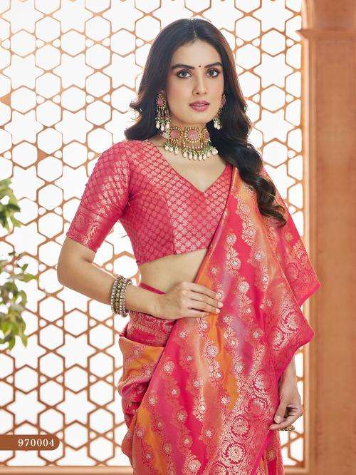 RAJPATH PRESENTS SHVITRI VOL-1 BANARASI SILK ATTRACTIVE LOOK SAREE CATALOG WHOLESALER AND EXPORTER 
