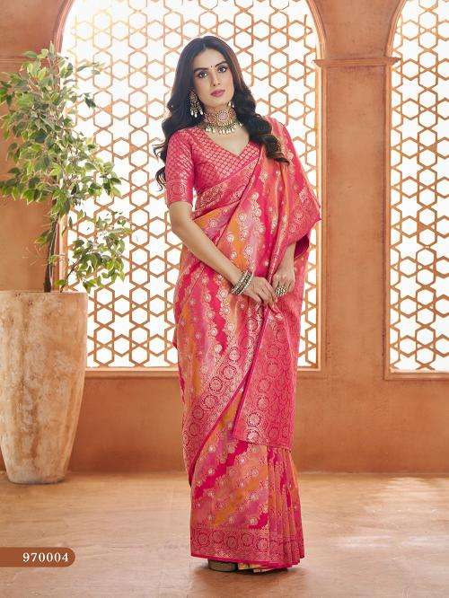 RAJPATH PRESENTS SHVITRI VOL-1 BANARASI SILK ATTRACTIVE LOOK SAREE CATALOG WHOLESALER AND EXPORTER 
