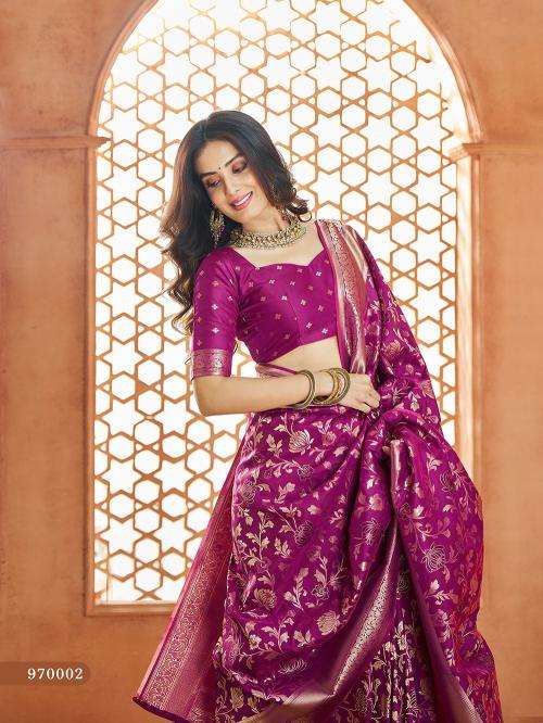 RAJPATH PRESENTS SHVITRI VOL-1 BANARASI SILK ATTRACTIVE LOOK SAREE CATALOG WHOLESALER AND EXPORTER 