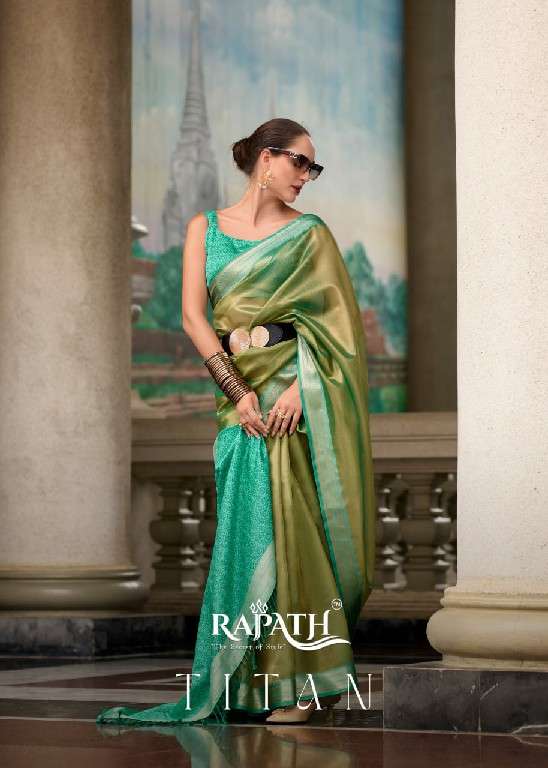 Rajpath Presents Titan Silk Traditional Tissue Silk Party Wear Saree For Women Catalog Wholesaler And Exporter 