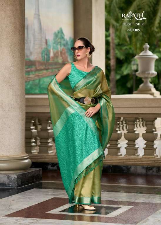 Rajpath Presents Titan Silk Traditional Tissue Silk Party Wear Saree For Women Catalog Wholesaler And Exporter 