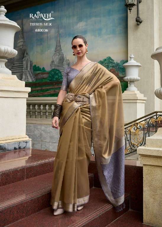 Rajpath Presents Titan Silk Traditional Tissue Silk Party Wear Saree For Women Catalog Wholesaler And Exporter 