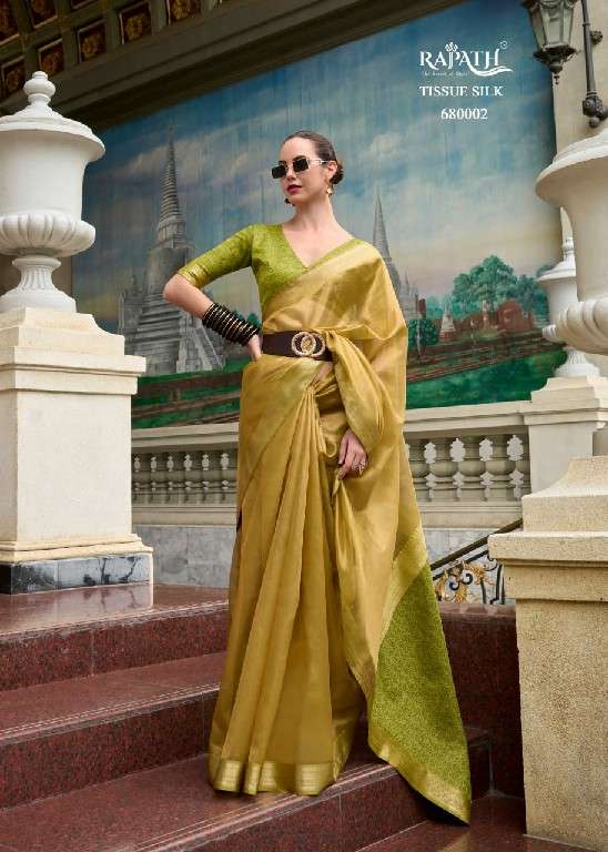 Rajpath Presents Titan Silk Traditional Tissue Silk Party Wear Saree For Women Catalog Wholesaler And Exporter 