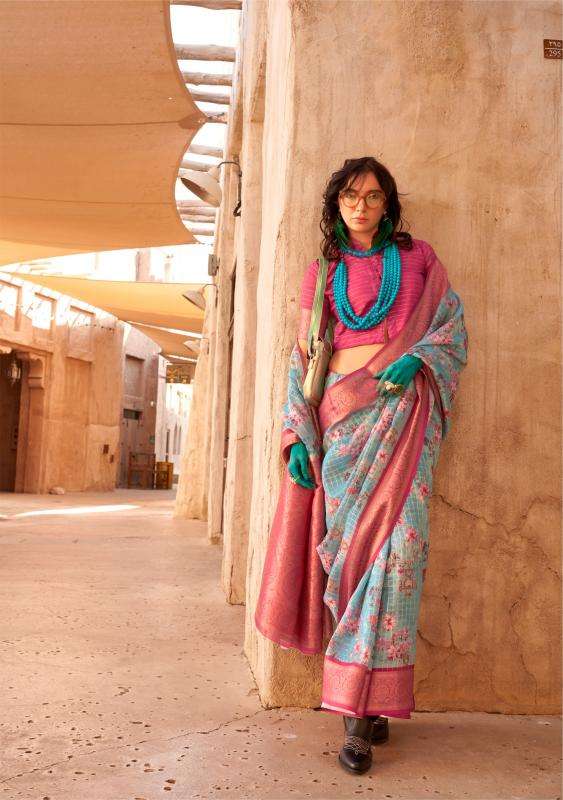 RAJTEX PRESENTS KURO HANDLOOM GEORGETTE POPULAR DESIGN SAREES CATALOG WHOLESALER AND EXPORTER 