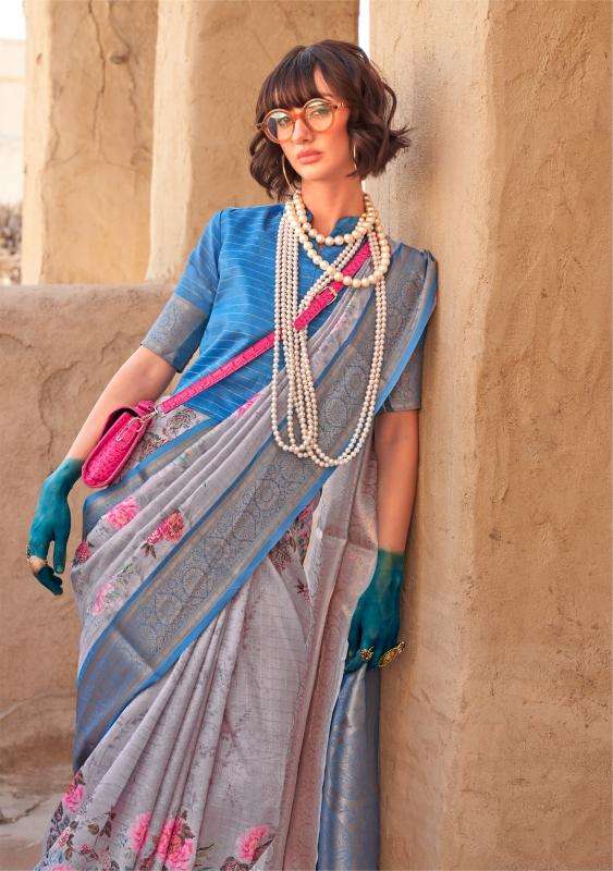 RAJTEX PRESENTS KURO HANDLOOM GEORGETTE POPULAR DESIGN SAREES CATALOG WHOLESALER AND EXPORTER 