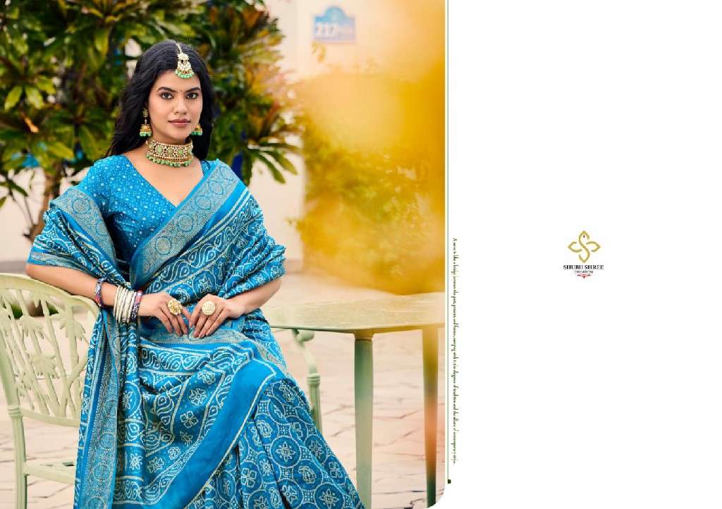 SHUBH SHREE CREATION PRESENTS BARFI VOL-5 SILK DOLA STYLISH SAREE ONLINE CATALOG WHOLESALER AND EXPORTER 