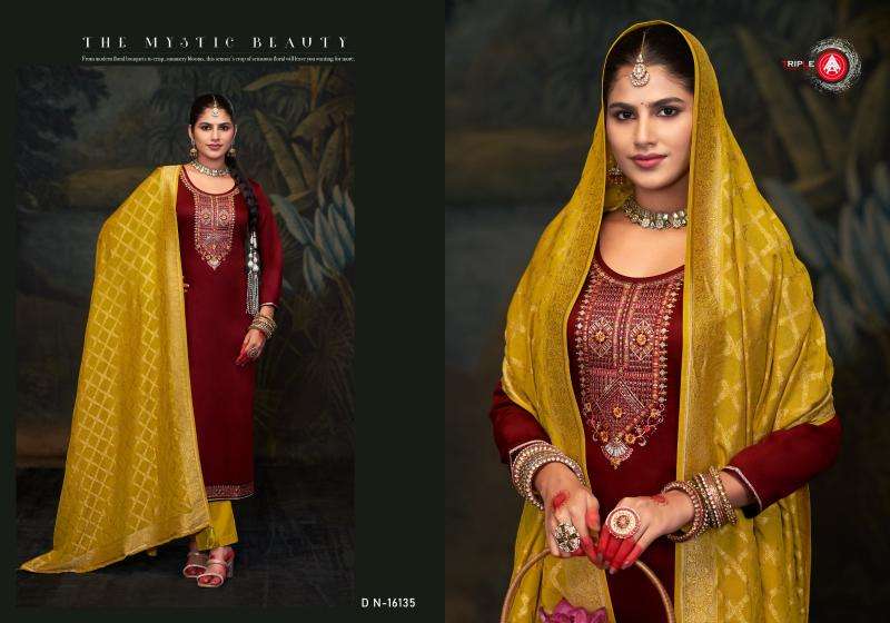 TRIPLE A PRESENTS CANDY VOL-2 COMFORTABLE JAM SILK COTTON 3PCS SUITS CATALOG WHOLESALER AND EXPORTER IN SURAT
