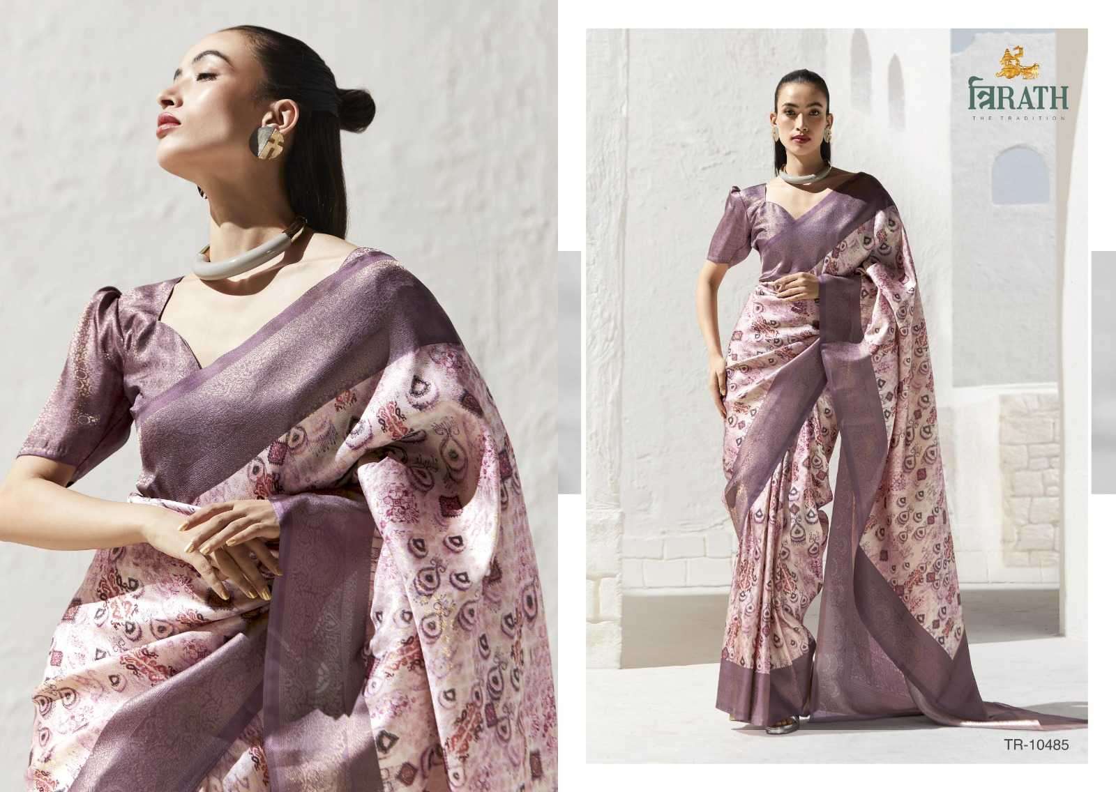 TRIRATH PRESENTS SATVIK VOL-2 10479 TO 10486 DIGITAL PRINT ART SILK SAREES CATALOG WHOLESALER AND EXPORTER 