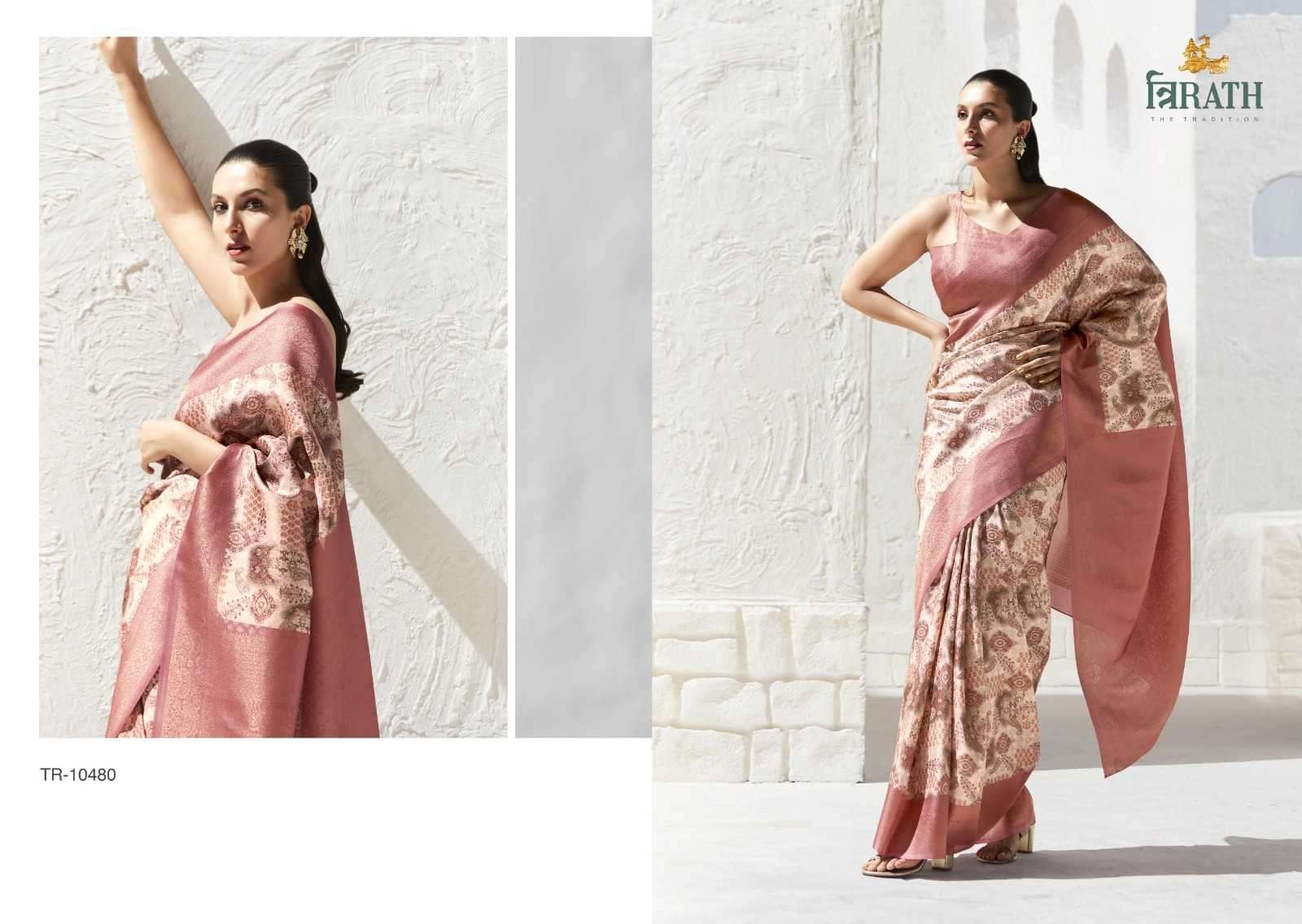 TRIRATH PRESENTS SATVIK VOL-2 10479 TO 10486 DIGITAL PRINT ART SILK SAREES CATALOG WHOLESALER AND EXPORTER 