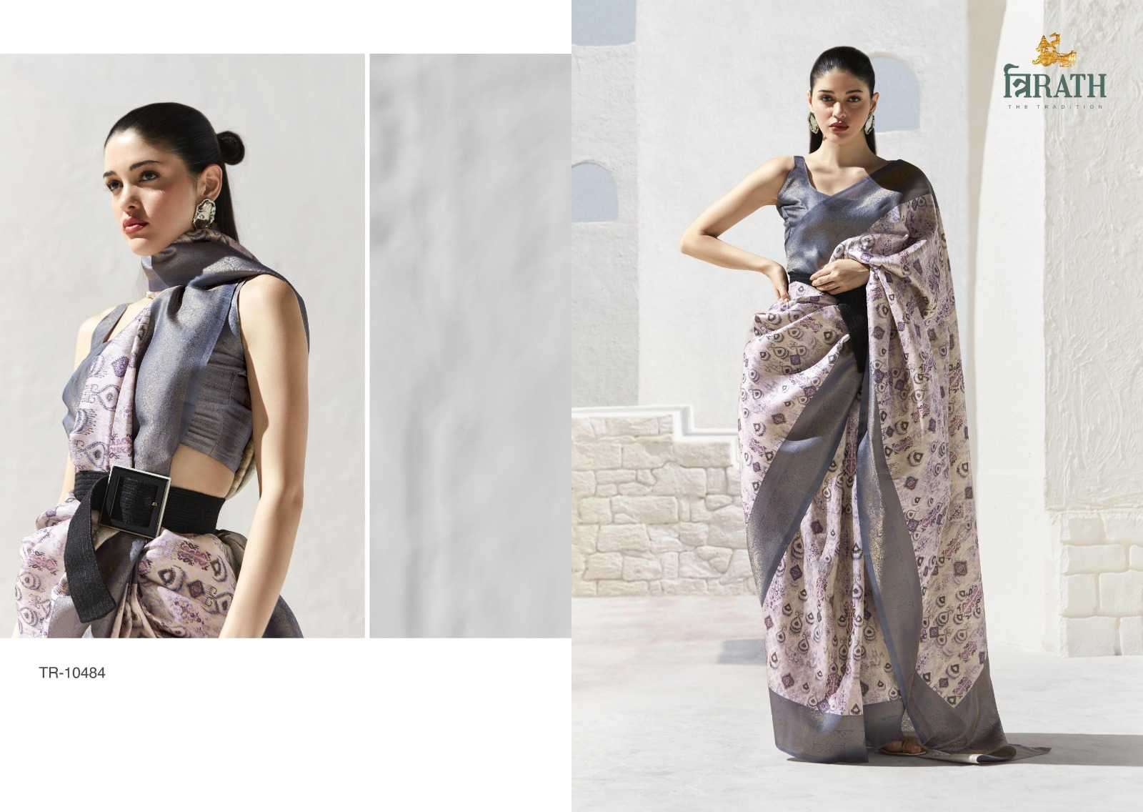 TRIRATH PRESENTS SATVIK VOL-2 10479 TO 10486 DIGITAL PRINT ART SILK SAREES CATALOG WHOLESALER AND EXPORTER 