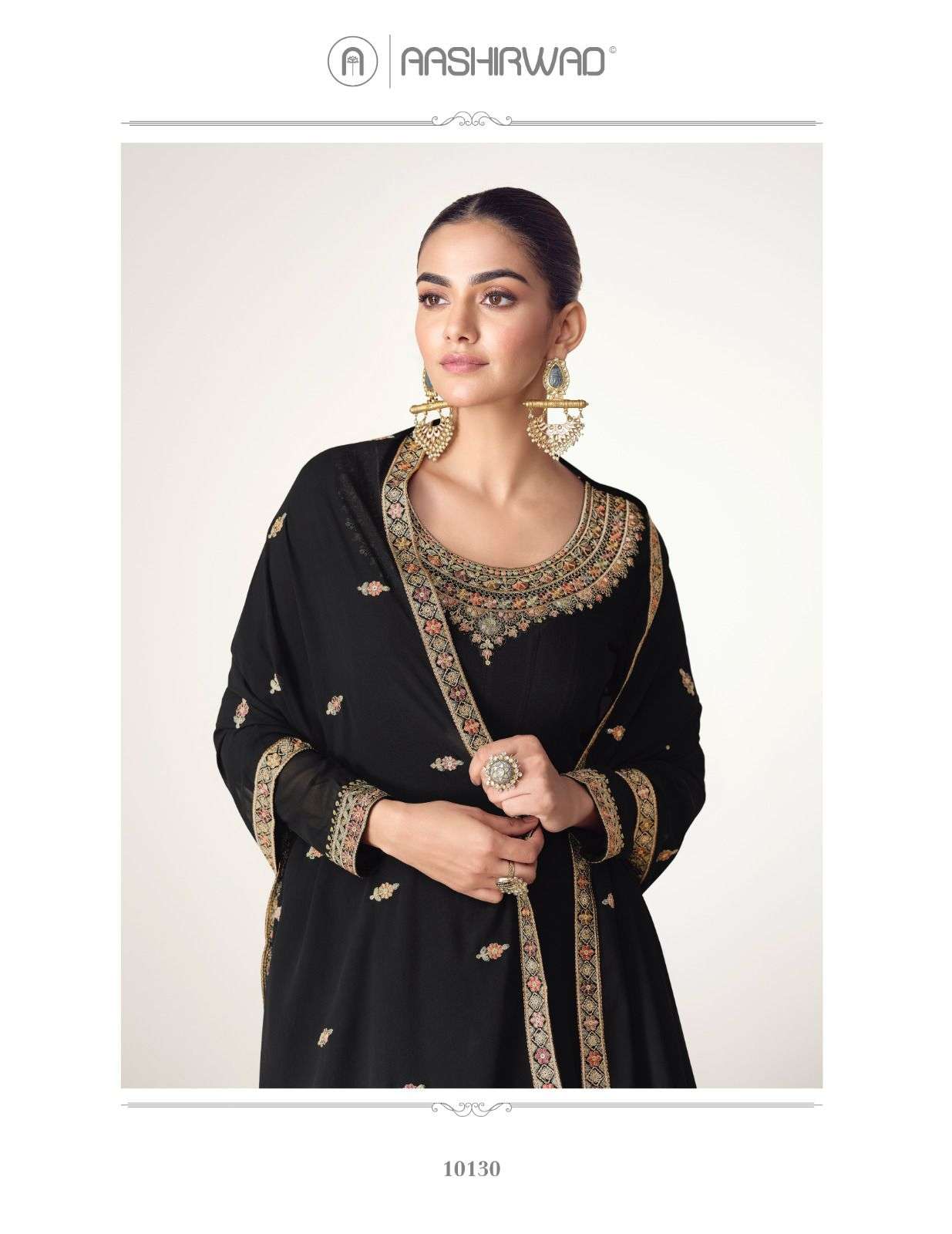 ASHIRWAD PRESENTS VIRASAT EXCLUSIVE DESIGNER GOWN CATALOG COLLECTION WHOLESALER AND EXPORTER IN SURAT